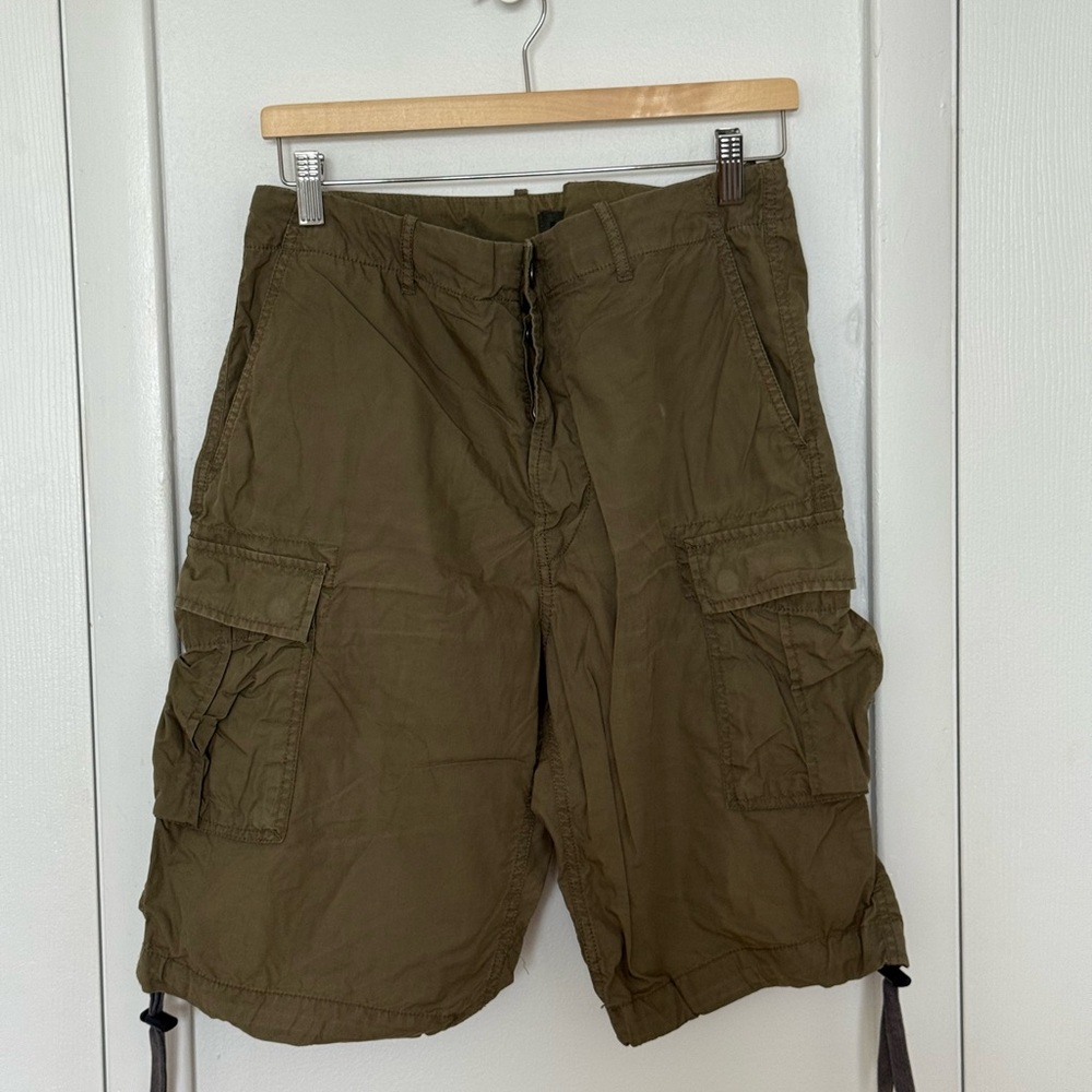 Diesel Men's Olive Green Cargo Shorts